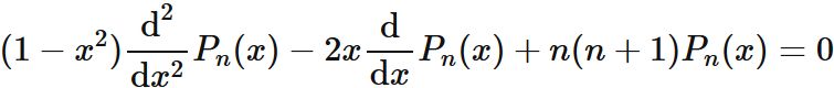 ルジャンドルの微分方程式