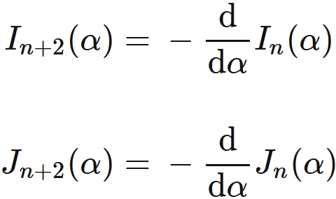 ガウス積分の漸化式