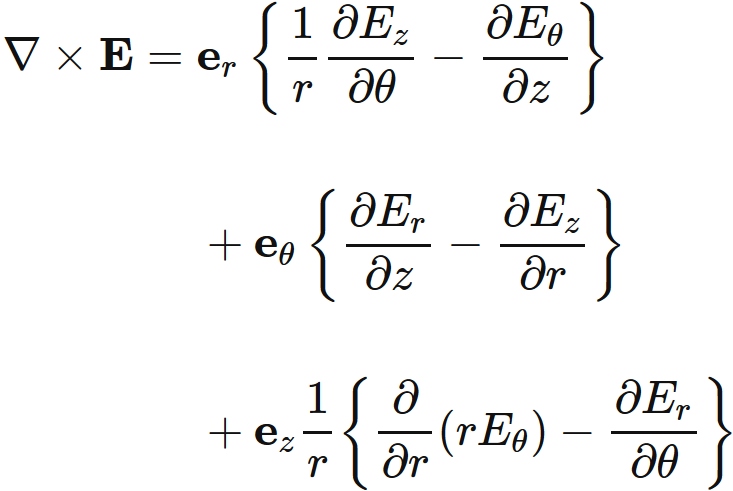 円柱座標で表したベクトル場の回転 Rotation 理数アラカルト