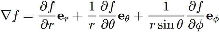 極座標系で表した勾配(Gradient)